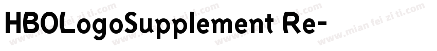 HBOLogoSupplement Re字体转换
